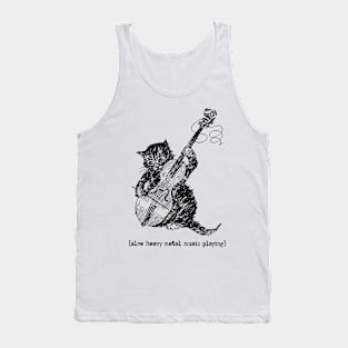 Slow Heavy Metal Music Playing Tank Top